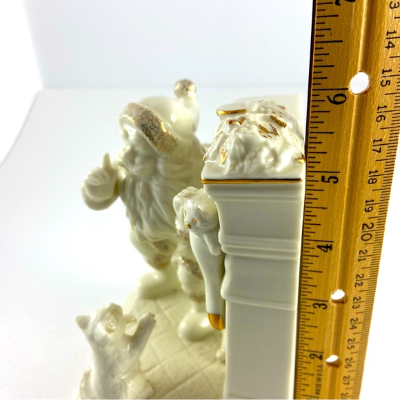Vintage Mikasa Santa's Secret Christmas Porcelain Ivory with Gold Trim - Picture 9 of 13